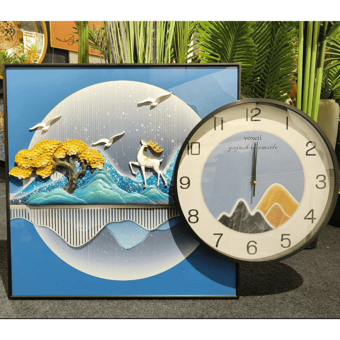 Fusion of Art & Clock Style 11